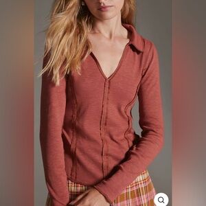 Pilcro Anthropologie Long Sleeve Top